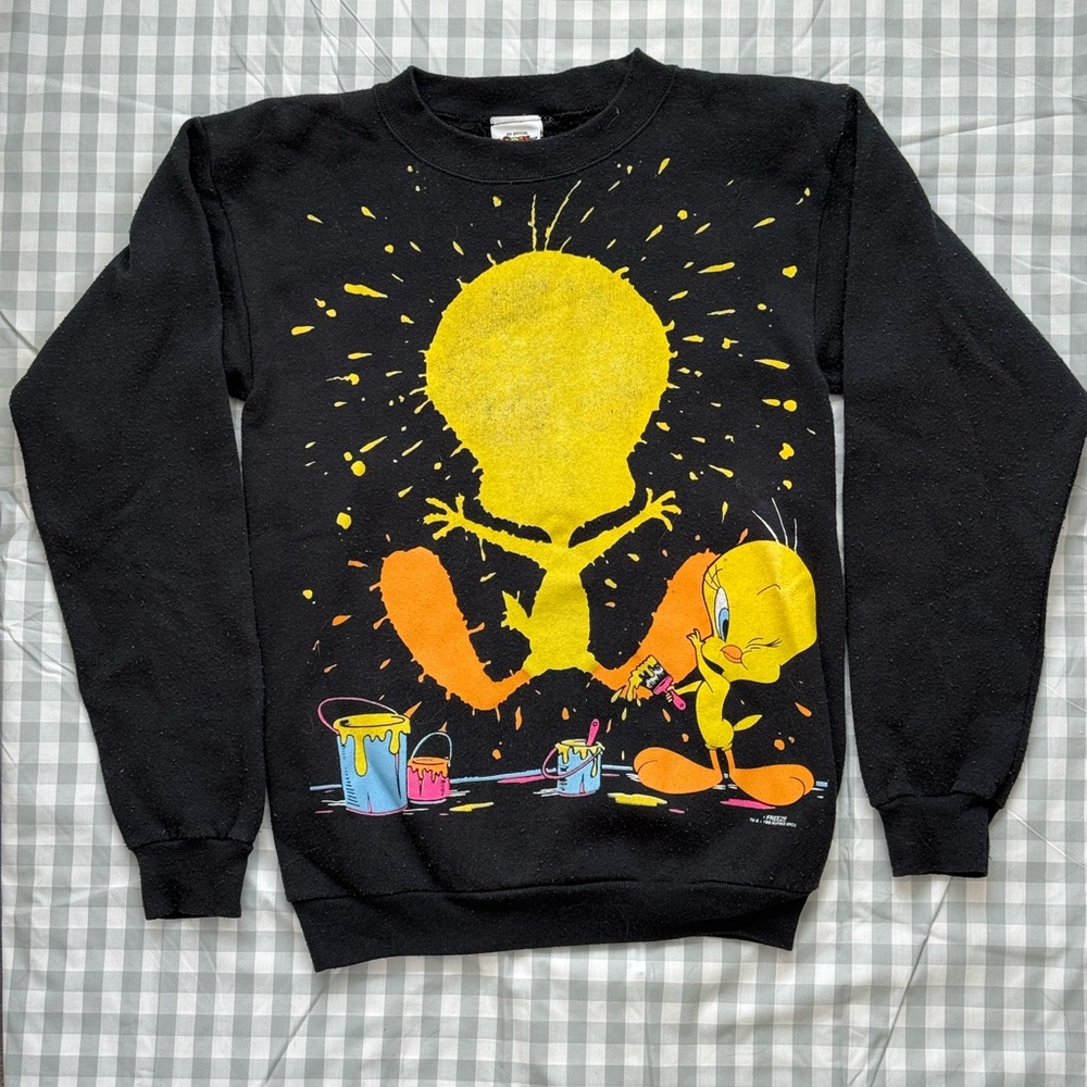 Looney Tunes Tweety Bird Vintage Crewneck